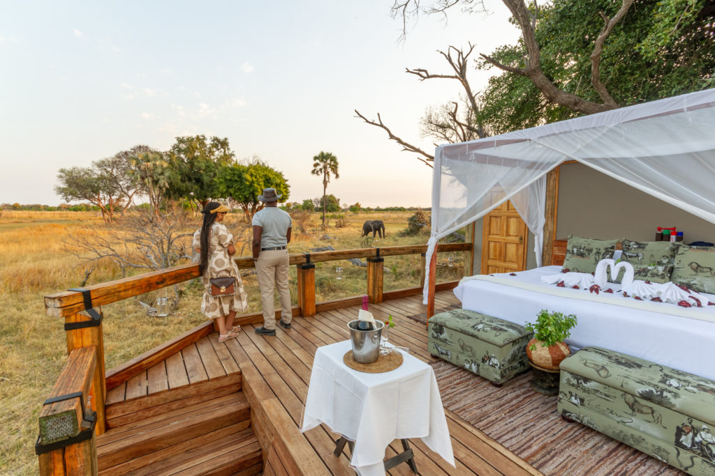 Sleep out at Camp Okavango
